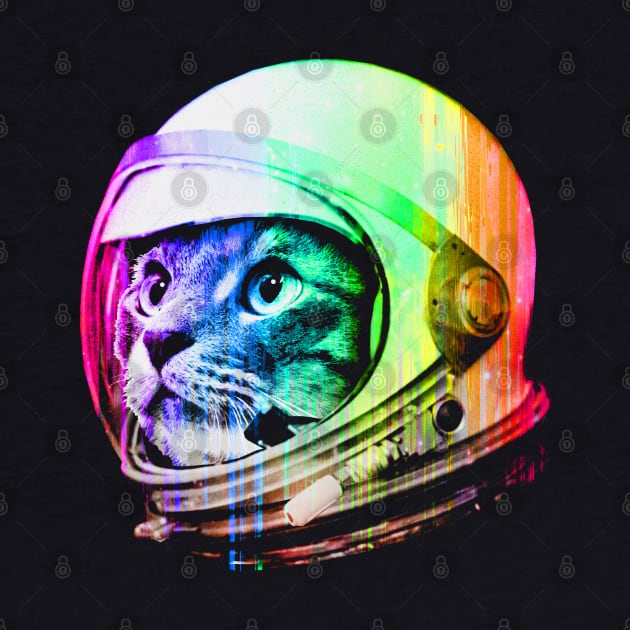 Astronaut Space Cat by robotface